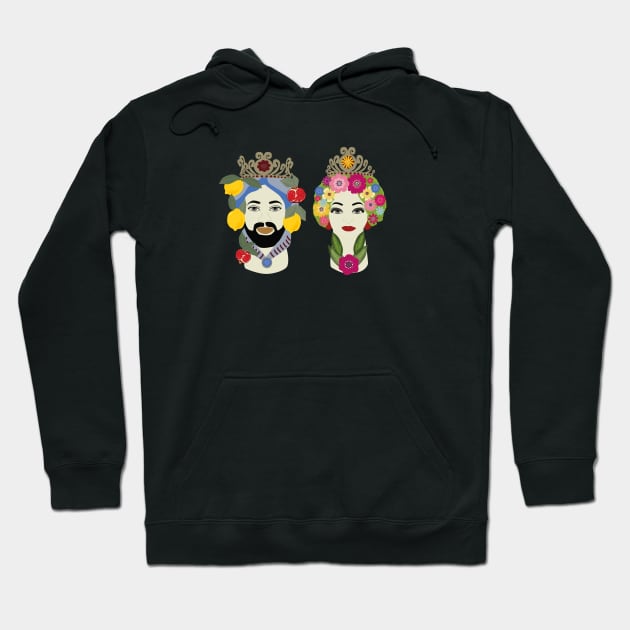 SICILIAN HEADS KITSCH Hoodie by Variat